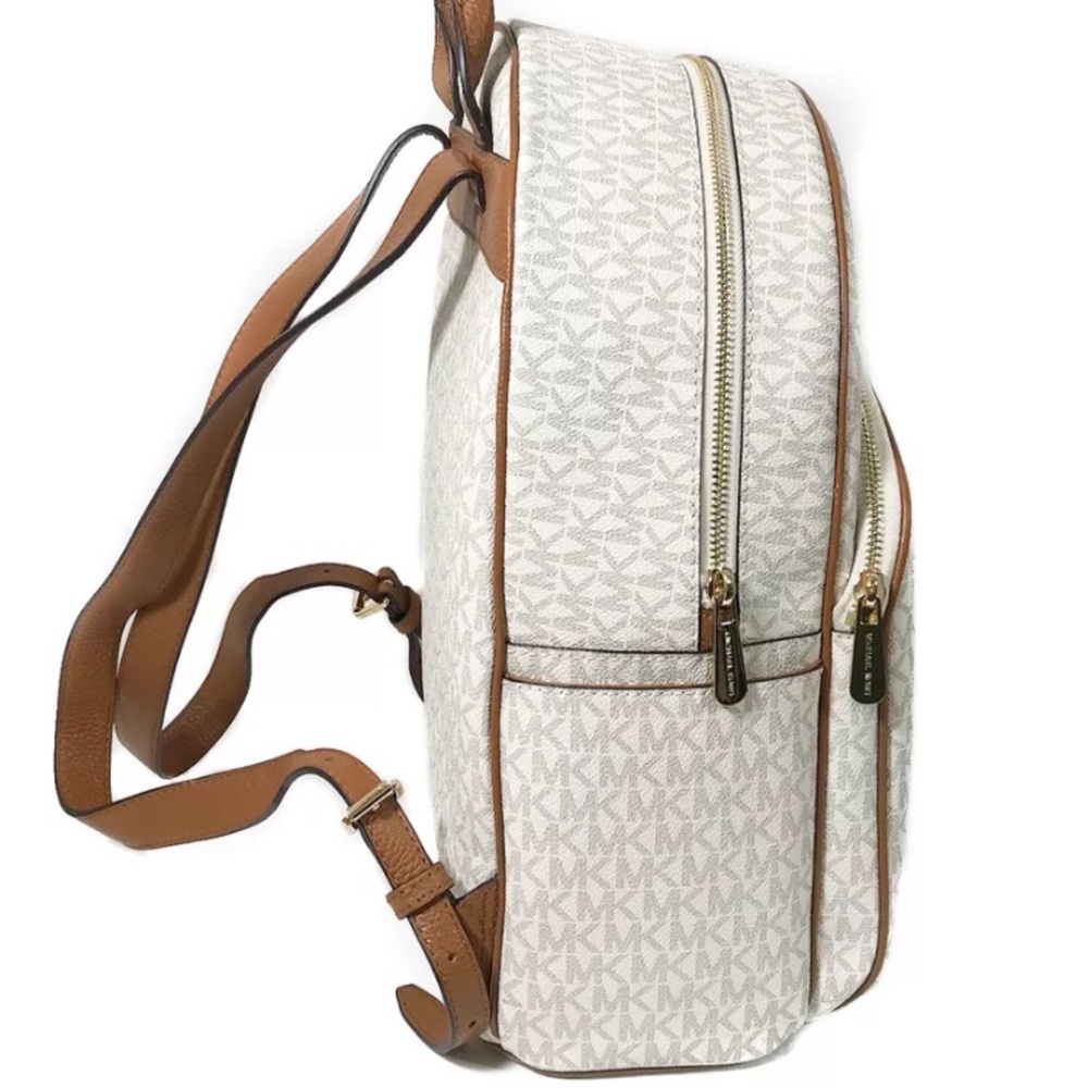 Michael Kors Large Abbey Backpack Vanilla Acorn - Picture 3 of 8